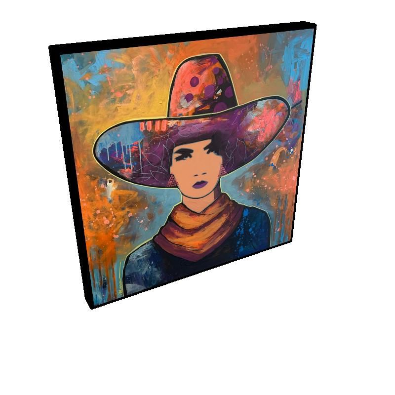 "Honky Tonk Girl" Canvas Print