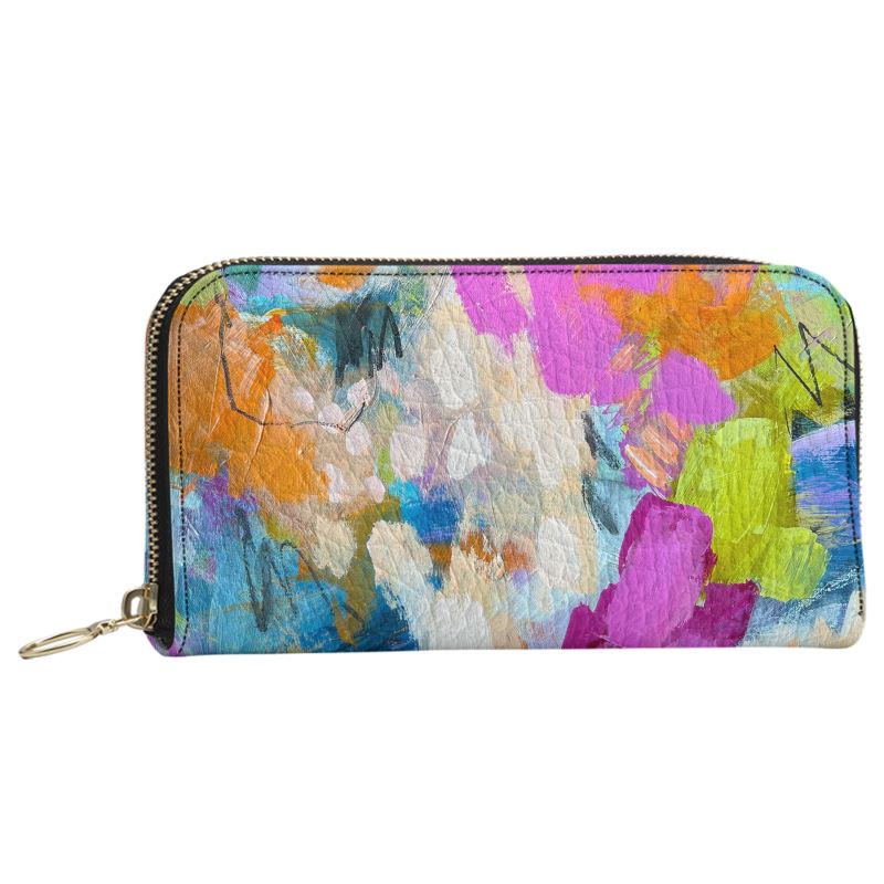 Leather Zip Wallet "Awakening"