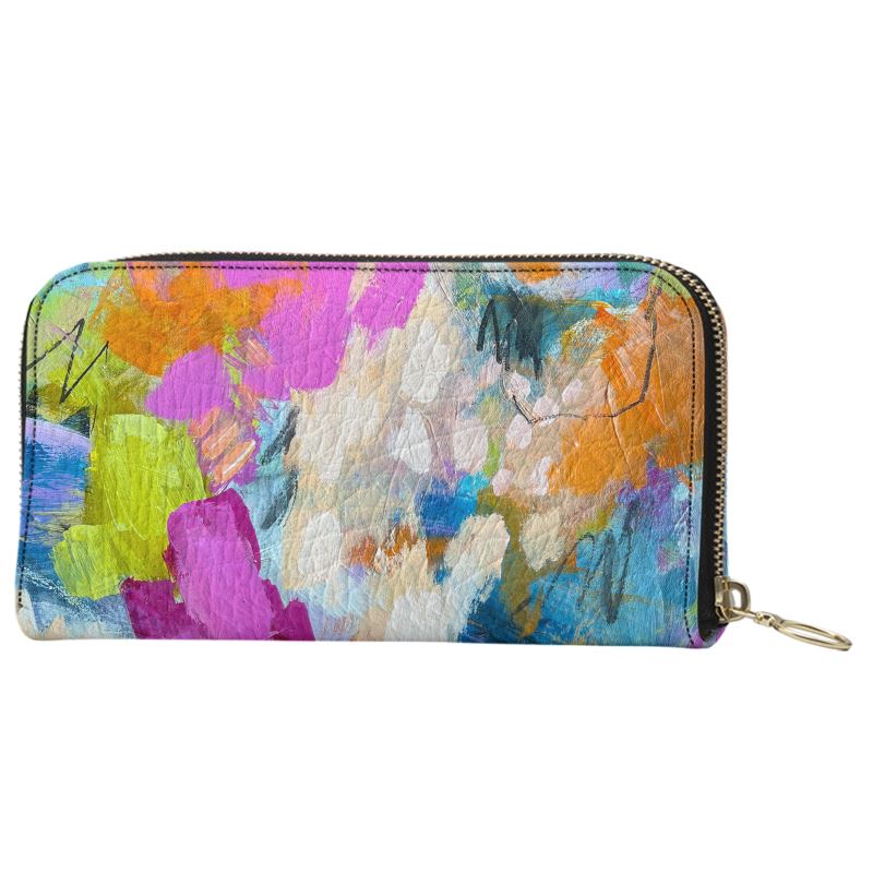 Leather Zip Wallet "Awakening"