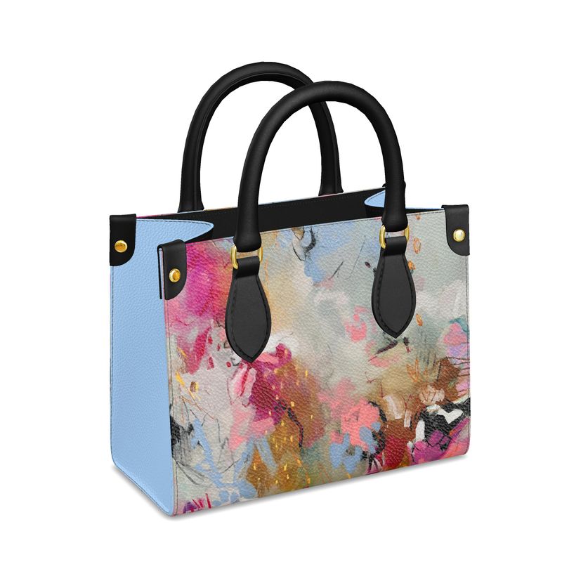 Leather Shopper Petite "Fireflies at Grandpa's"