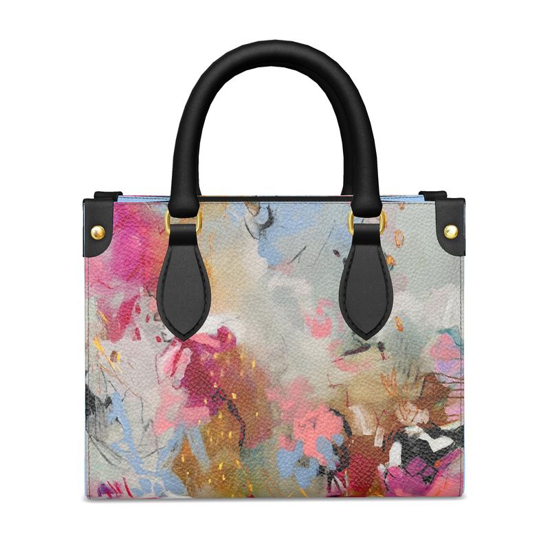 Leather Shopper Petite "Fireflies at Grandpa's"