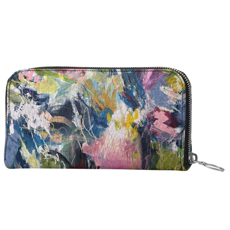 Leather Zip Wallet "New Habits"