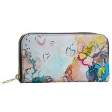 Leather Zip Wallet "Fancy Pants"