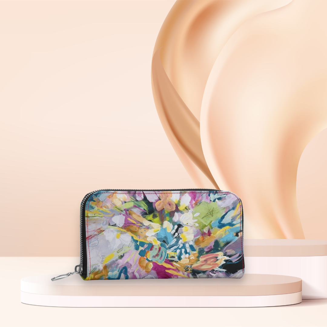 Leather Zip Wallet "Unintended"