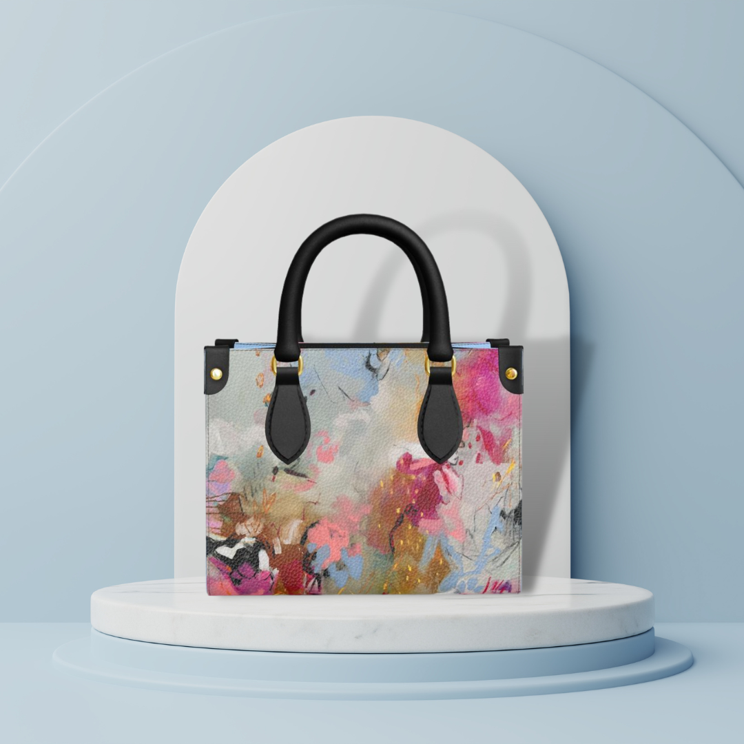 Leather Shopper Petite "Fireflies at Grandpa's"
