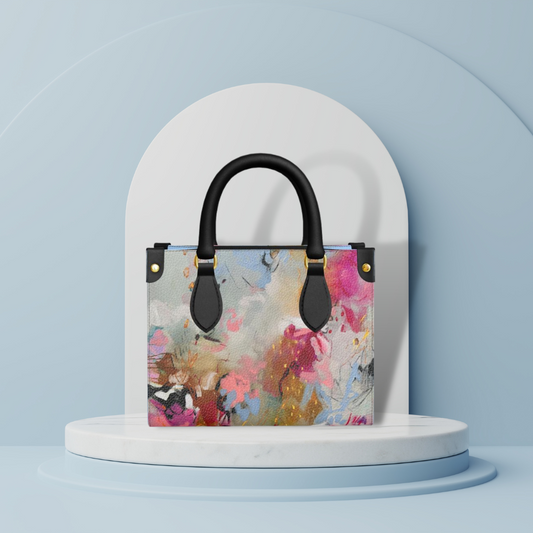 Leather Shopper Petite "Fireflies at Grandpa's"