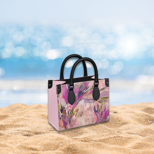 Leather Shopper Petite "Palm Beach Blast"
